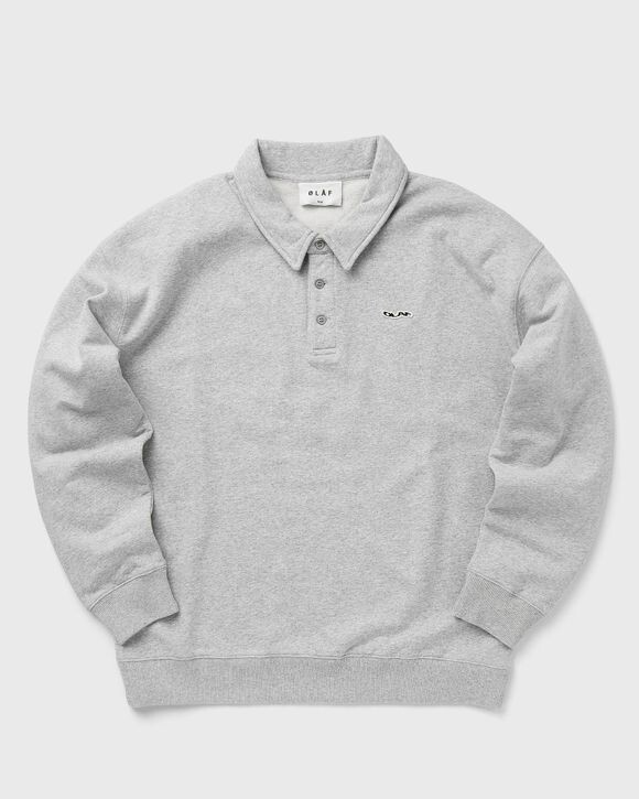 

Поло Ølåf Oversized Polo, цвет htr grey