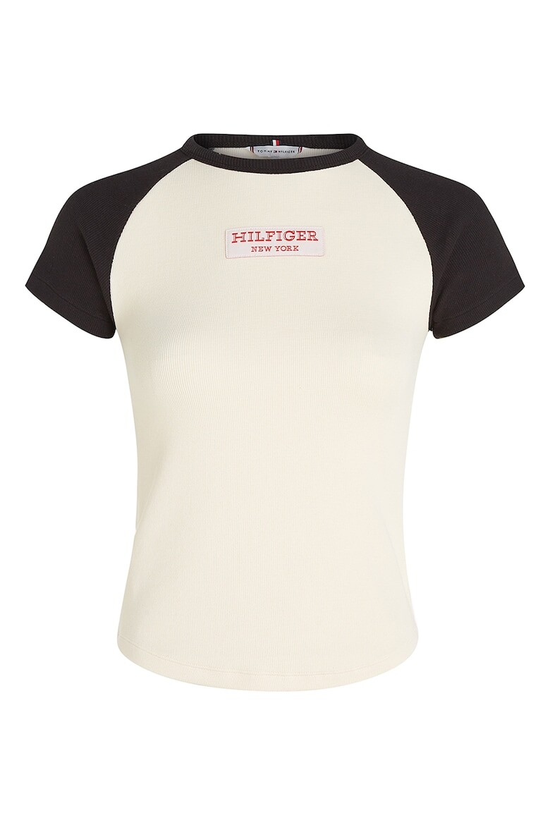

Короткая футболка с логотипом Tommy Hilfiger, белый