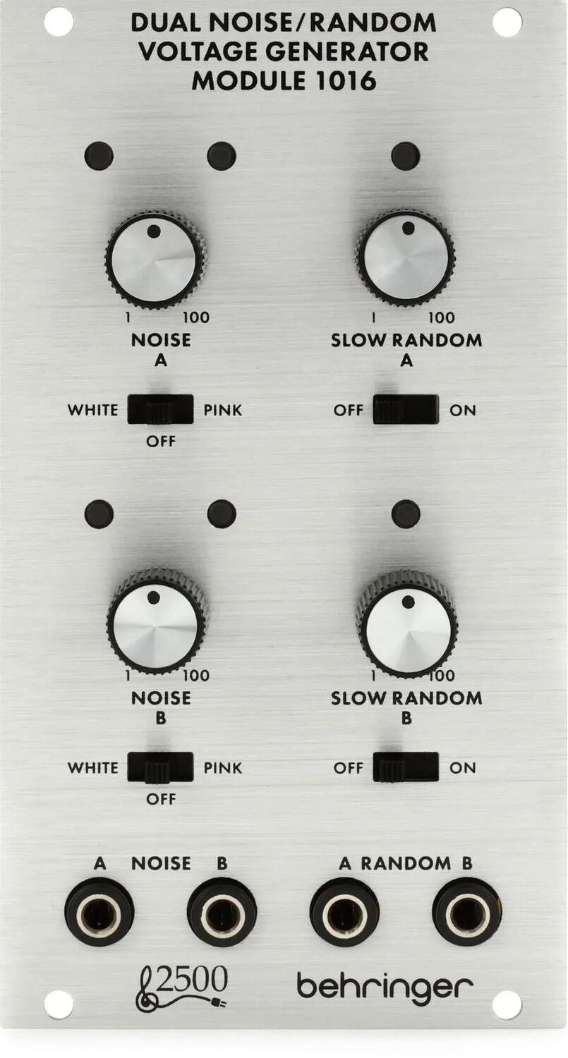 

Модуль Eurorack генератора двойного шума/случайного напряжения Behringer 1016