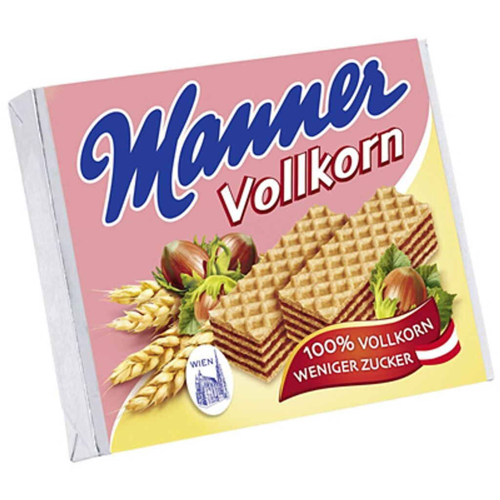 

Нарезка цельного зерна Manner на 30 % меньше сахара, 12 кусочков по 75 г каждый, 12 x 75 г.