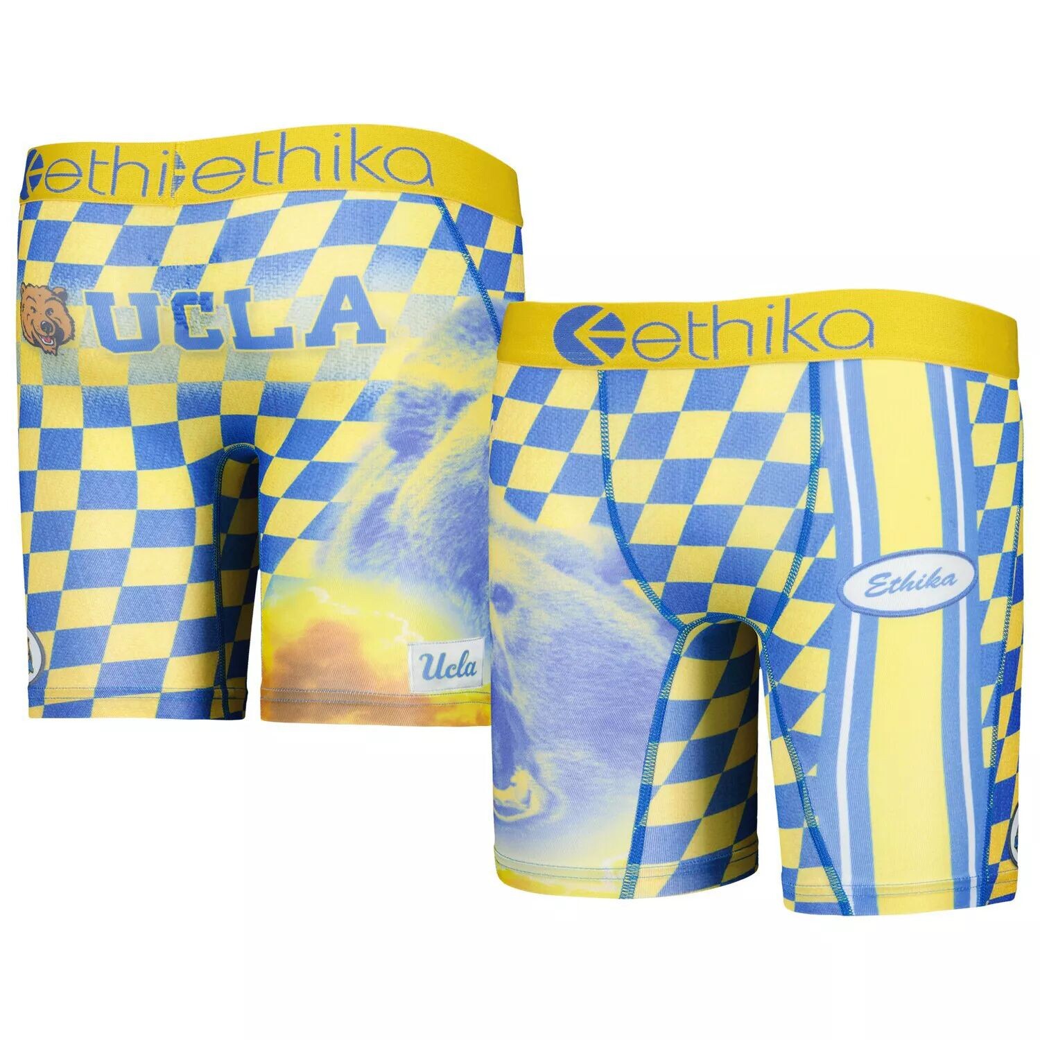 

Синие боксеры в шахматную клетку Youth Ethika UCLA Bruins Podium Unbranded