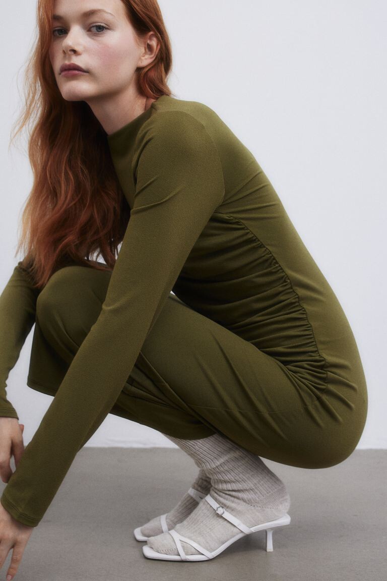 

Платье из джерси с драпировкой H&M