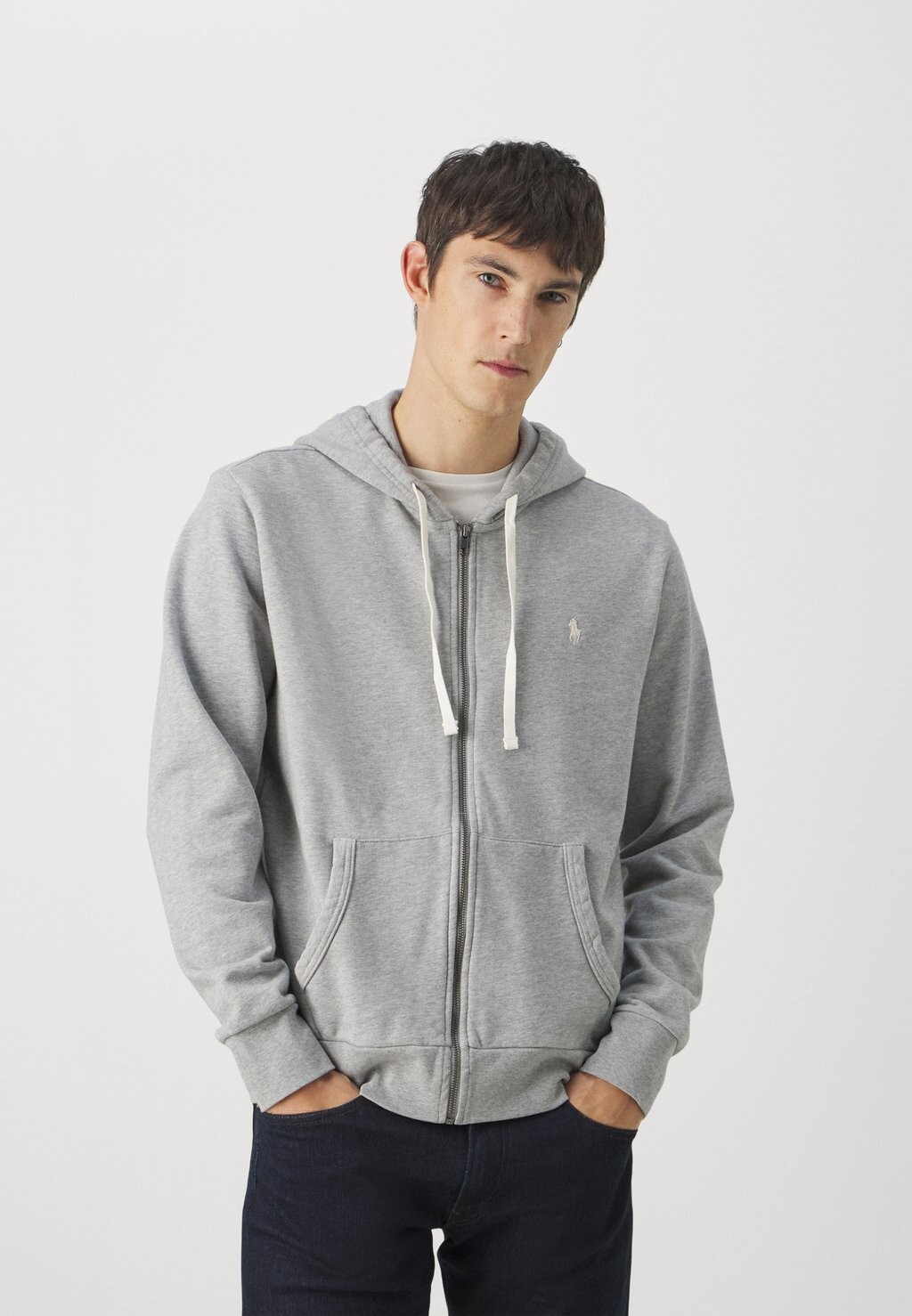 

Толстовка на молнии Long Sleeve Polo Ralph Lauren, цвет spring heather