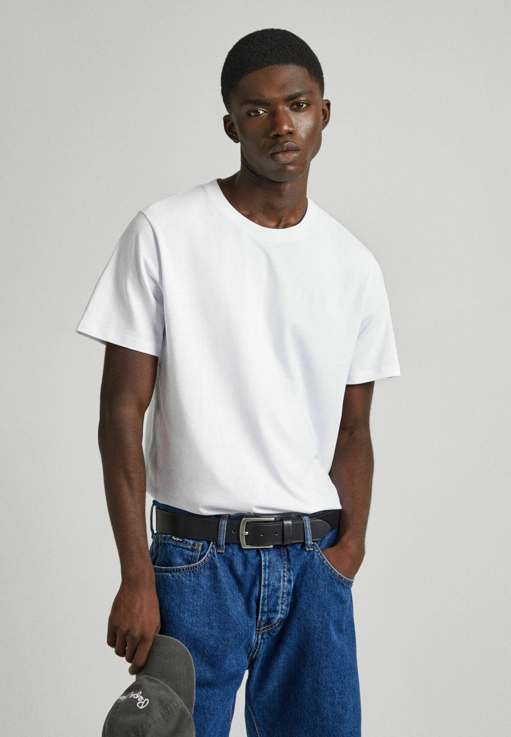 Футболка базовая CONNOR Pepe Jeans, цвет white базовая футболка jacko pepe jeans цвет ivory white