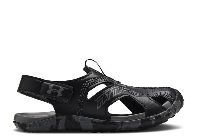 

Кроссовки Under Armour FAT TIRE DEFENDER SANDAL PS 'BLACK CAMO', черный