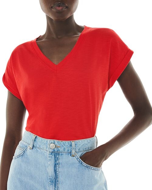 

Футболка Willa с короткими рукавами Whistles, цвет Red