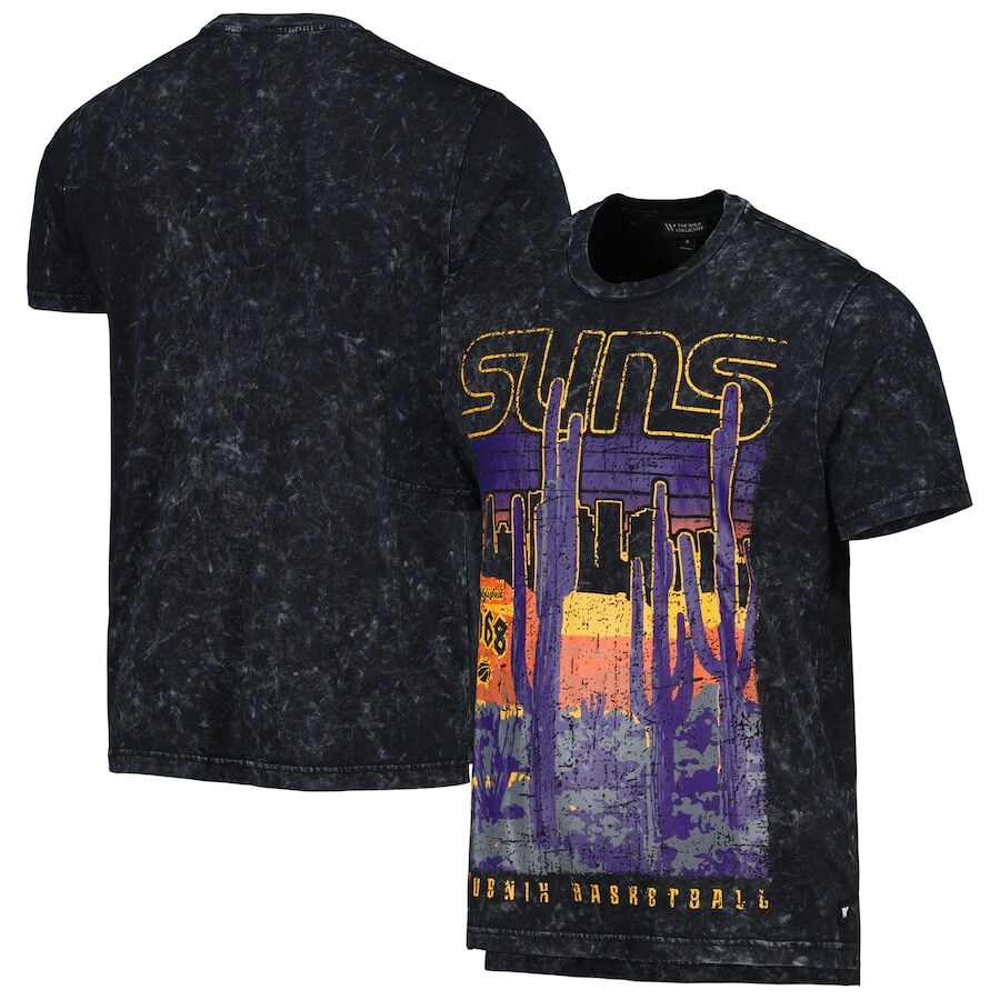

Футболка с коротким рукавом The Wild Collective Phoenix Suns, черный