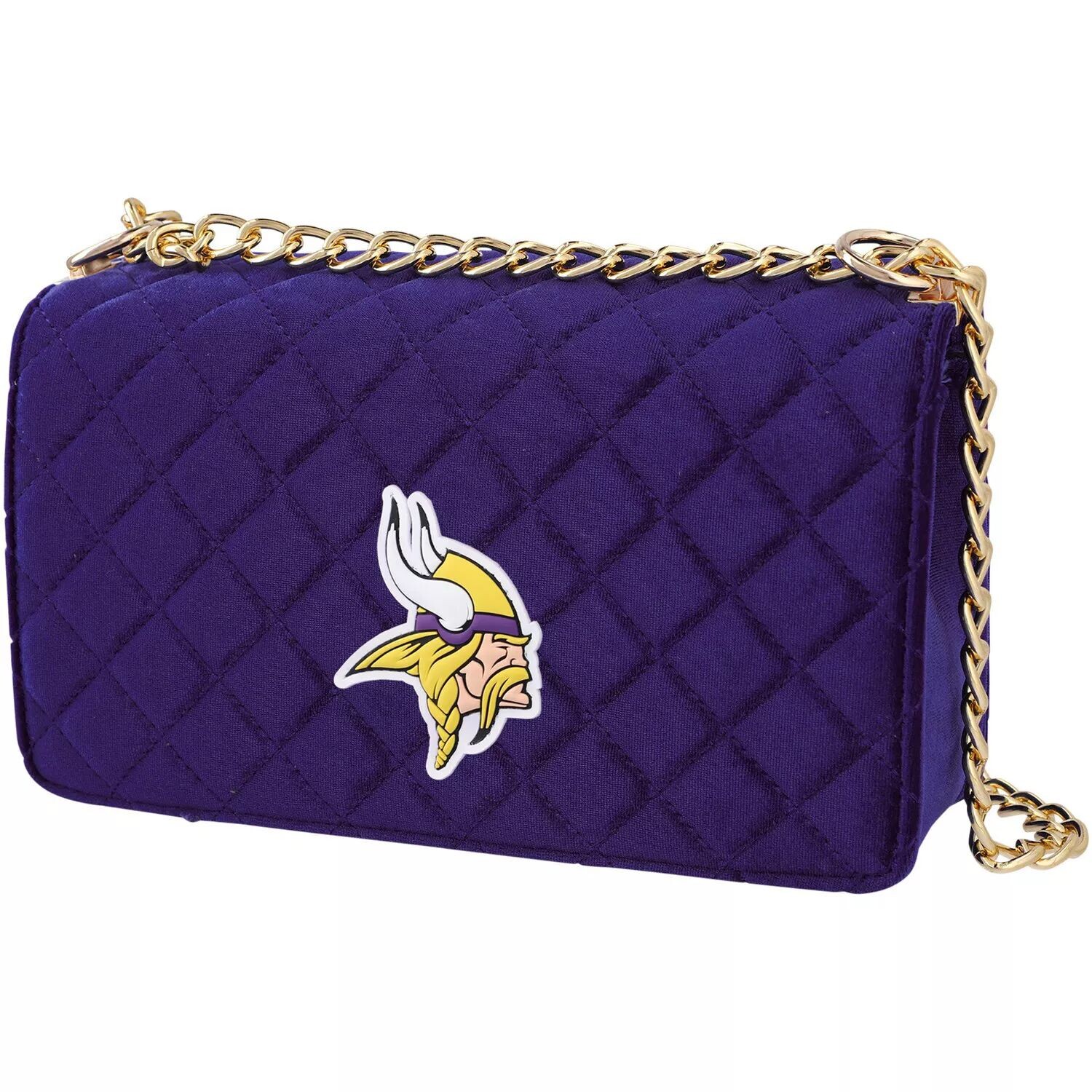 

Женская бархатная сумка цвета команды Cuce Minnesota Vikings Team