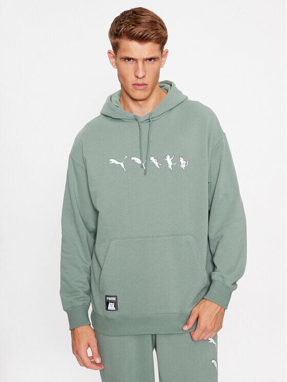 

Толстовка свободного кроя Puma, зеленый