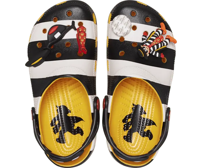 

Классические сабо McDonald’s x Crocs Hamburglar женские, цвет Black / White