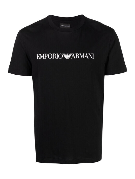 

Футболка узкого кроя Emporio Armani, черный