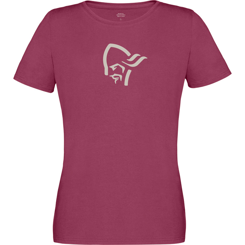 Женская хлопковая футболка /29 Викинг Norrona, фиолетовый