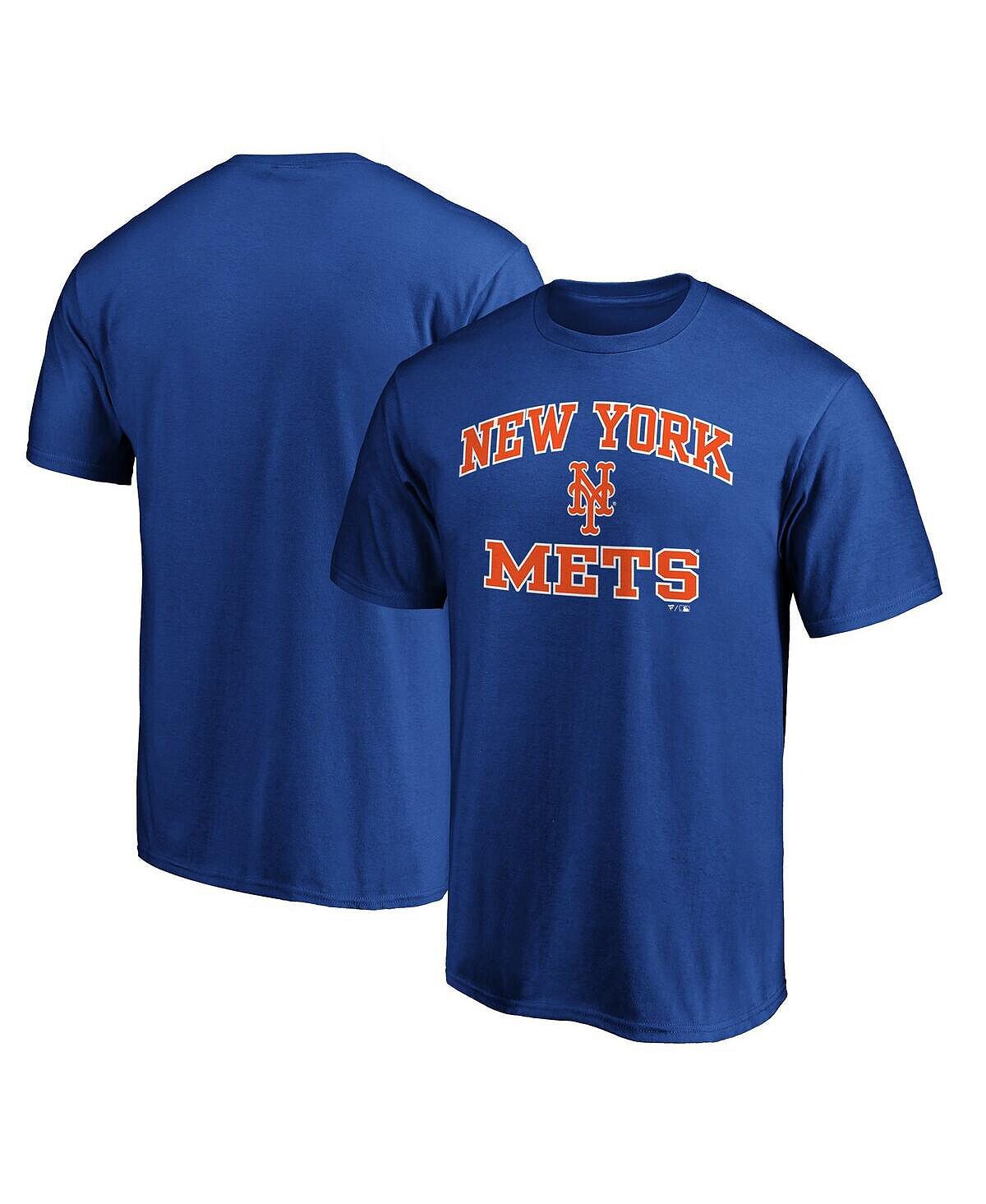 

Мужская фирменная футболка Royal New York Mets Heart & Soul Fanatics
