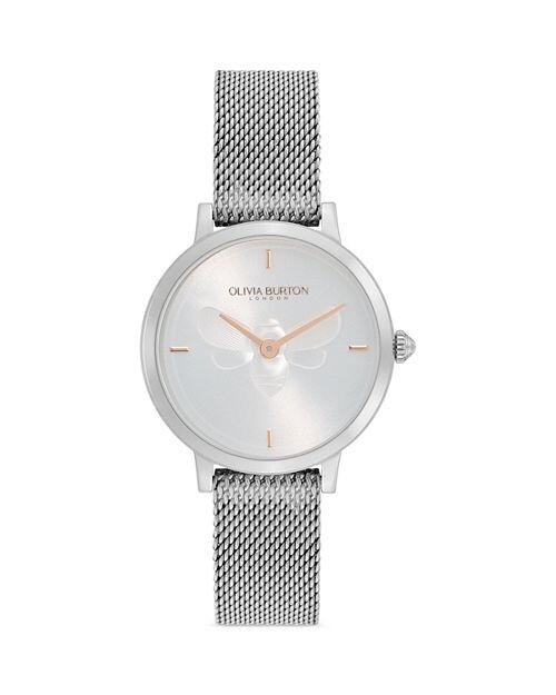 

Ультратонкие часы Bee, 28 мм Olivia Burton, цвет Silver