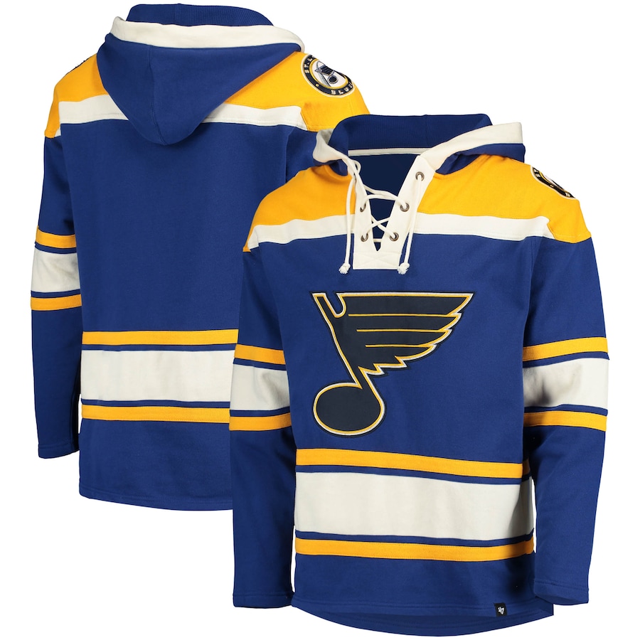 

Пуловер с капюшоном 47 St Louis Blues, роял