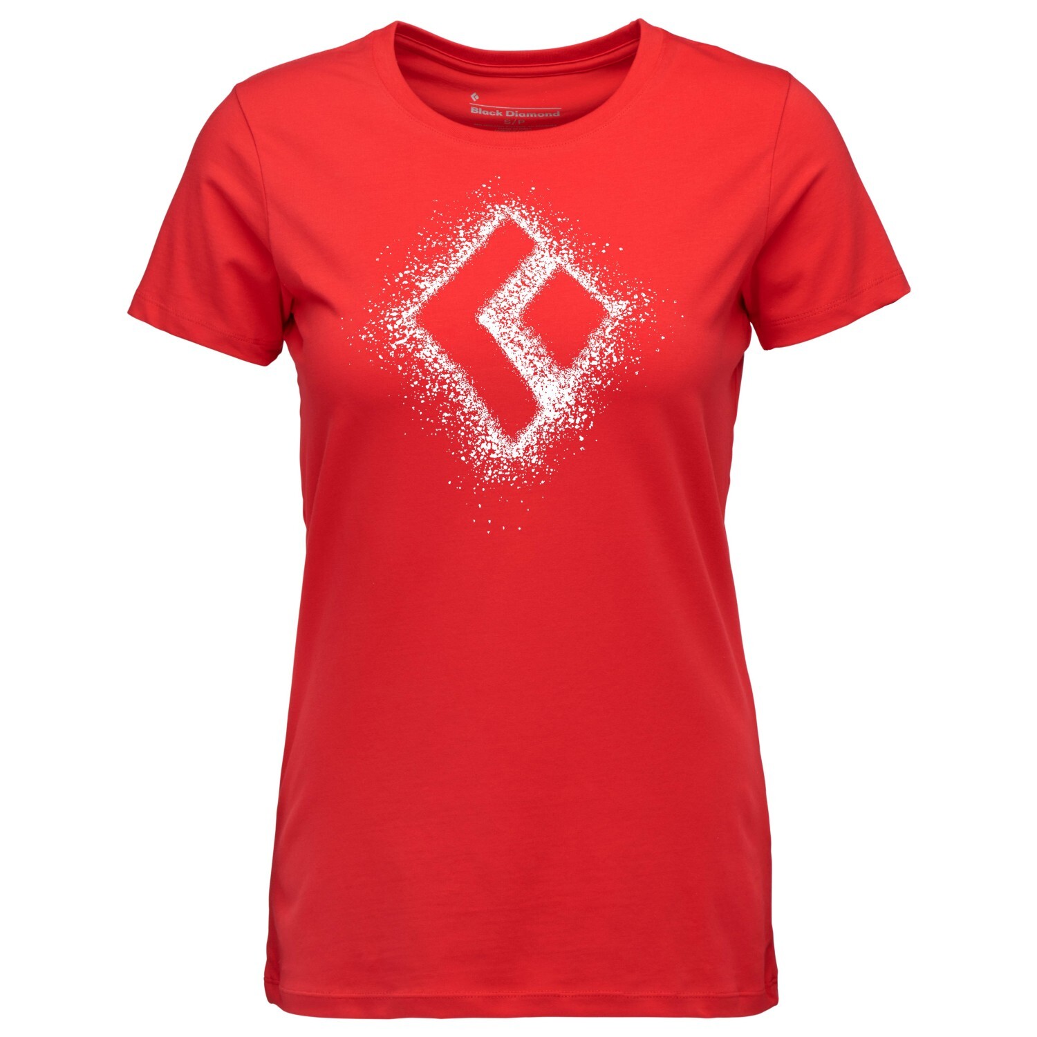 

Футболка Black Diamond Women's Chalked Up 2 0 S/S Tee, цвет Coral Red, Красный