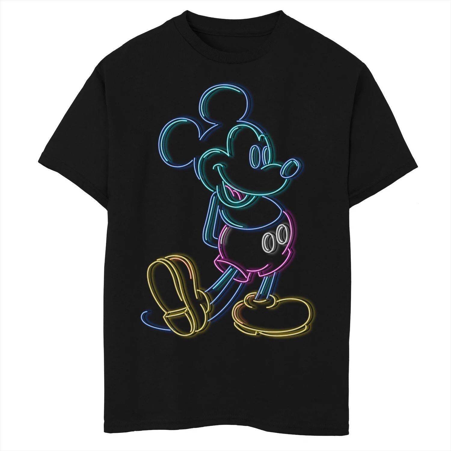 

Неоновая футболка с рисунком Микки Мауса Disney для мальчиков 8–20 лет Disney