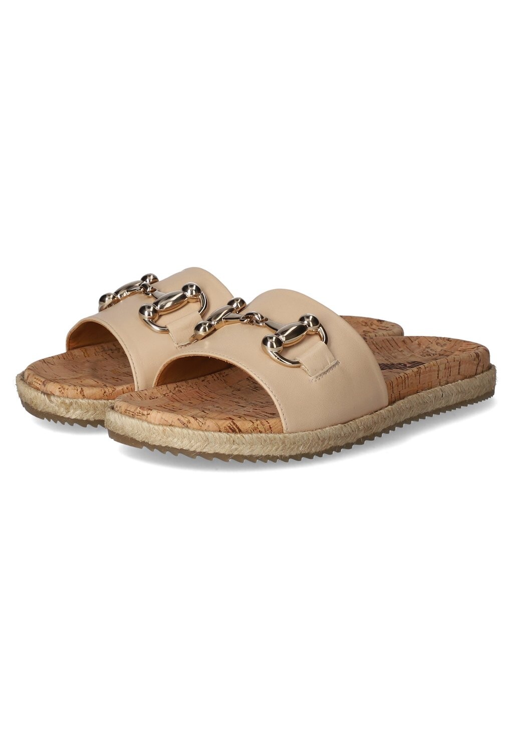 

Мюли на плоской подошве AORISKA Sioux, цвет beige