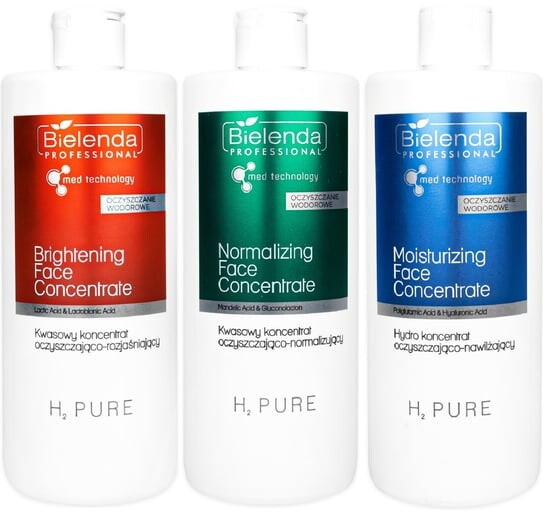 

Набор 480 мл Bielenda Professional H2 Pure Hydro Concentrates