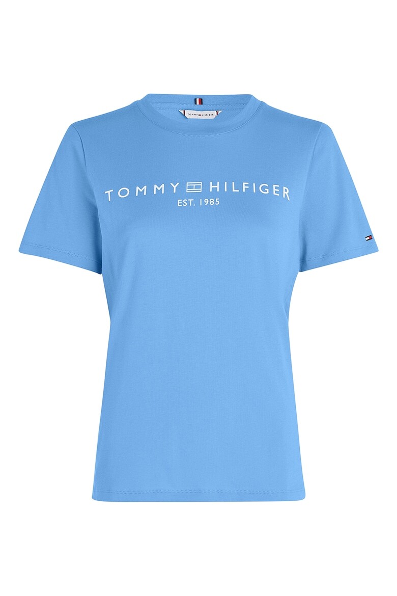 

Хлопковая футболка с логотипом Tommy Hilfiger, синий