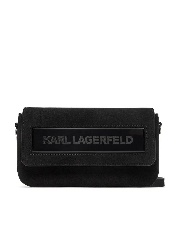 Кошелек Karl Lagerfeld, черный ecobags market collection хозяйственная сумка длина ручек 25 4 см натуральная 1 шт