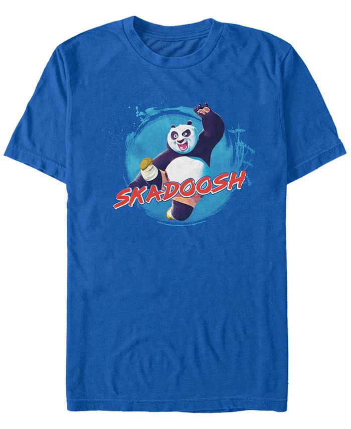 Мужская футболка с короткими рукавами Po Skadoosh Kung Fu Panda Fifth Sun, синий kung fu panda the dragon warrior hb