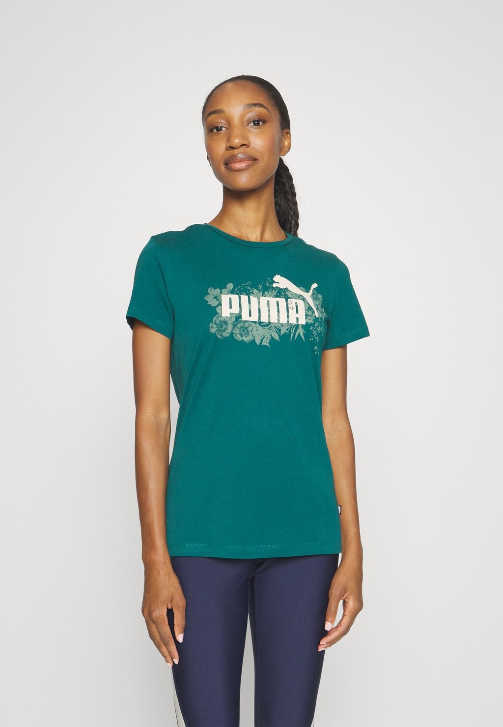 

Футболка с принтом FLORAL VIBES GRAPHIC TEE Puma, малахит