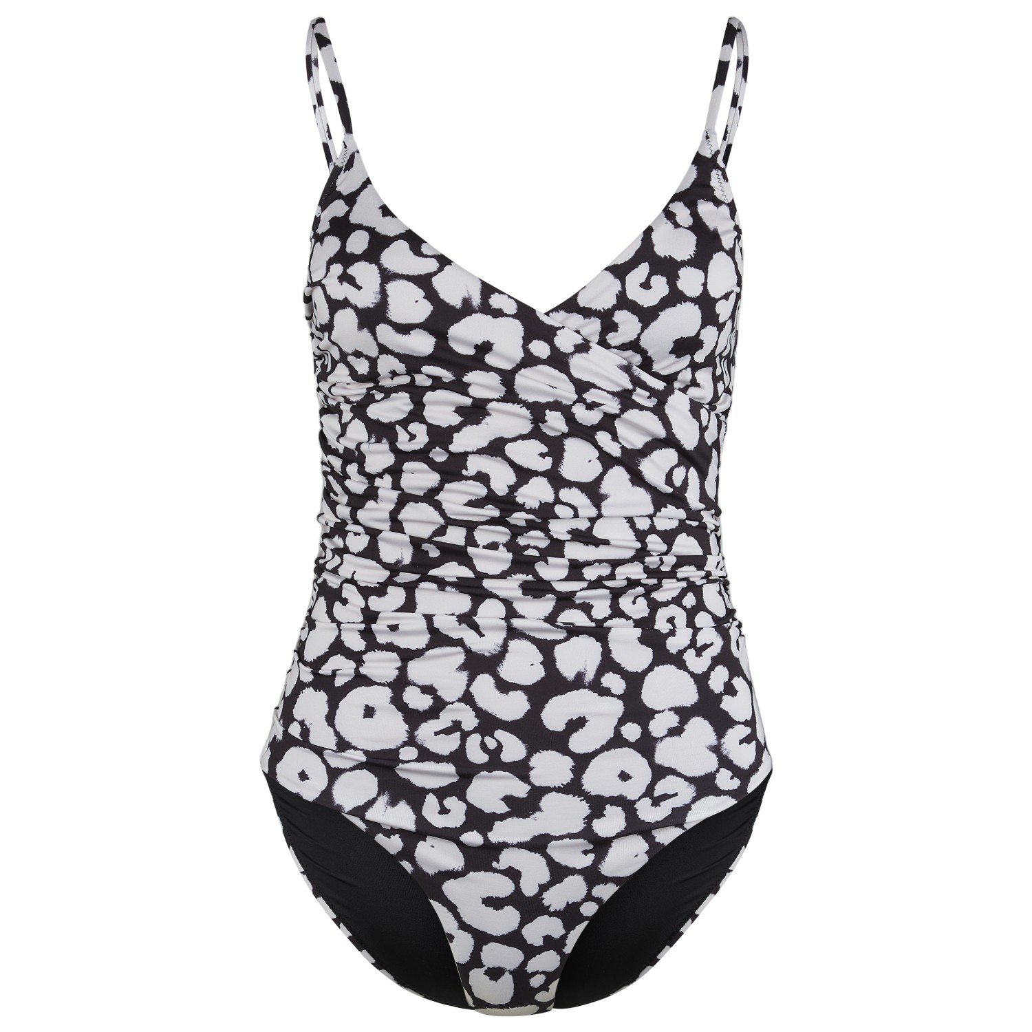 Купальник Dedicated Women's Wrap Swimsuit Klinte, цвет Painted Leopard Black