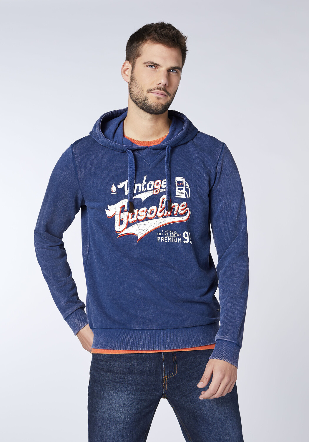 

Толстовка Oklahoma Jeans Kapuzen, синий