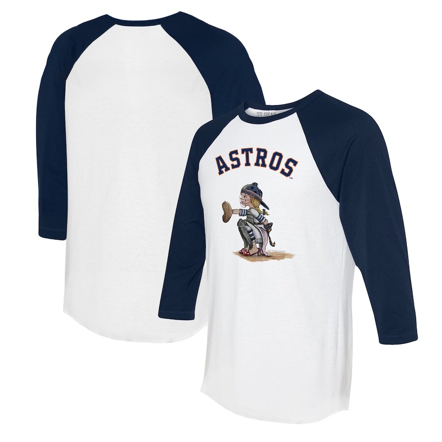 

Футболка с длинным рукавом Tiny Turnip Houston Astros, белый