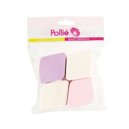 

Спонжи для макияжа Pollié, разные цвета, 4 шт.