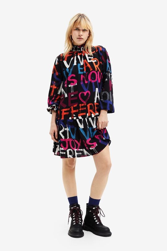 

Дезигуальное платье Desigual, черный