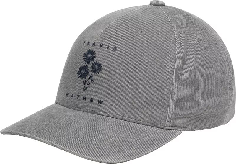 Мужская регулируемая шляпа TravisMathew Travel Credit, серый