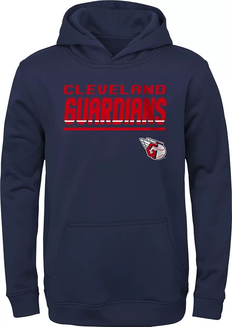 

Красная толстовка с капюшоном для молодежной команды Mlb Team Apparel Cleveland Guardians