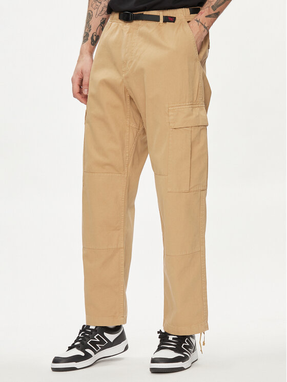 Тканевые брюки стандартного кроя Gramicci, бежевый тканевые брюки стандартного кроя peserico бежевый