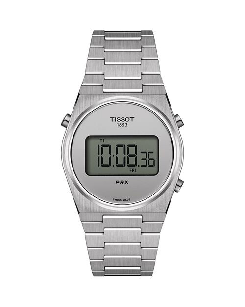 

Цифровые часы PRX, 35 мм Tissot, цвет Silver