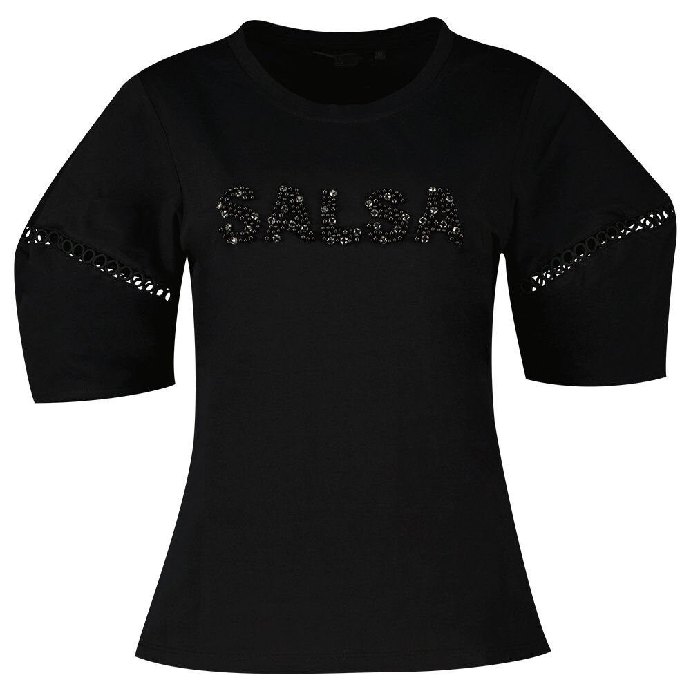 

Футболка Salsa Jeans Branding Pearls, черный