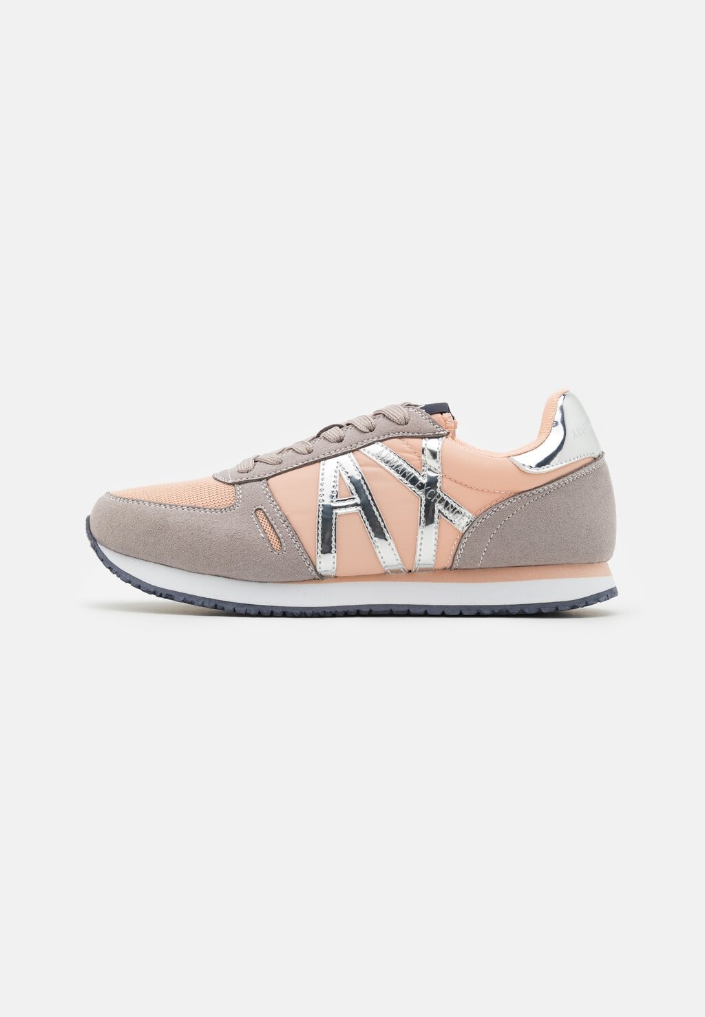 

Кроссовки Armani Exchange LACE UP, цвет beige/rose/blue