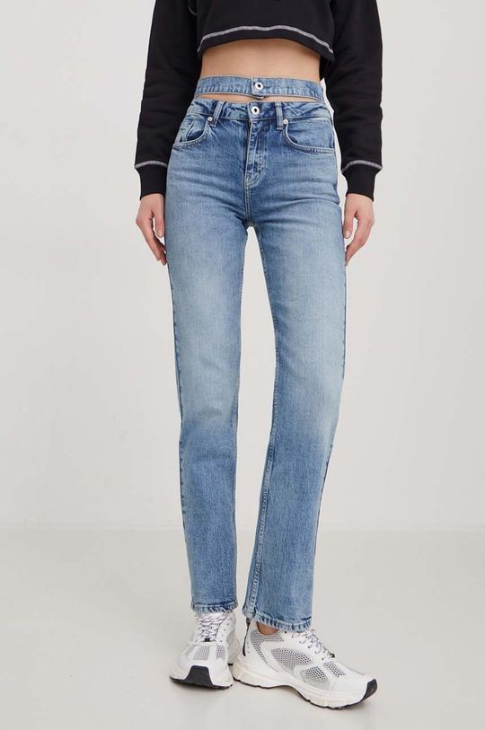 джинсы прямого кроя karl lagerfeld jeans синий Джинсы Карла Лагерфельда Джинсы Karl Lagerfeld, синий