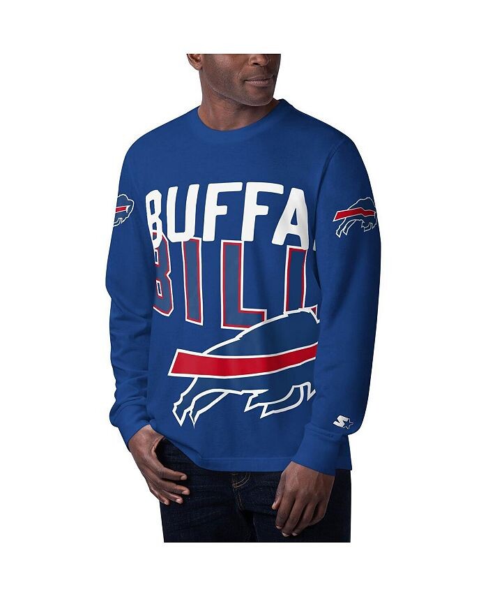 

Мужская футболка с длинными рукавами и клатчем Royal Buffalo Bills Starter, синий