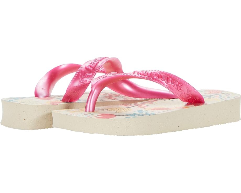 

Сандалии Havaianas Flores Flip Flop Sandal, цвет Beige/Pink