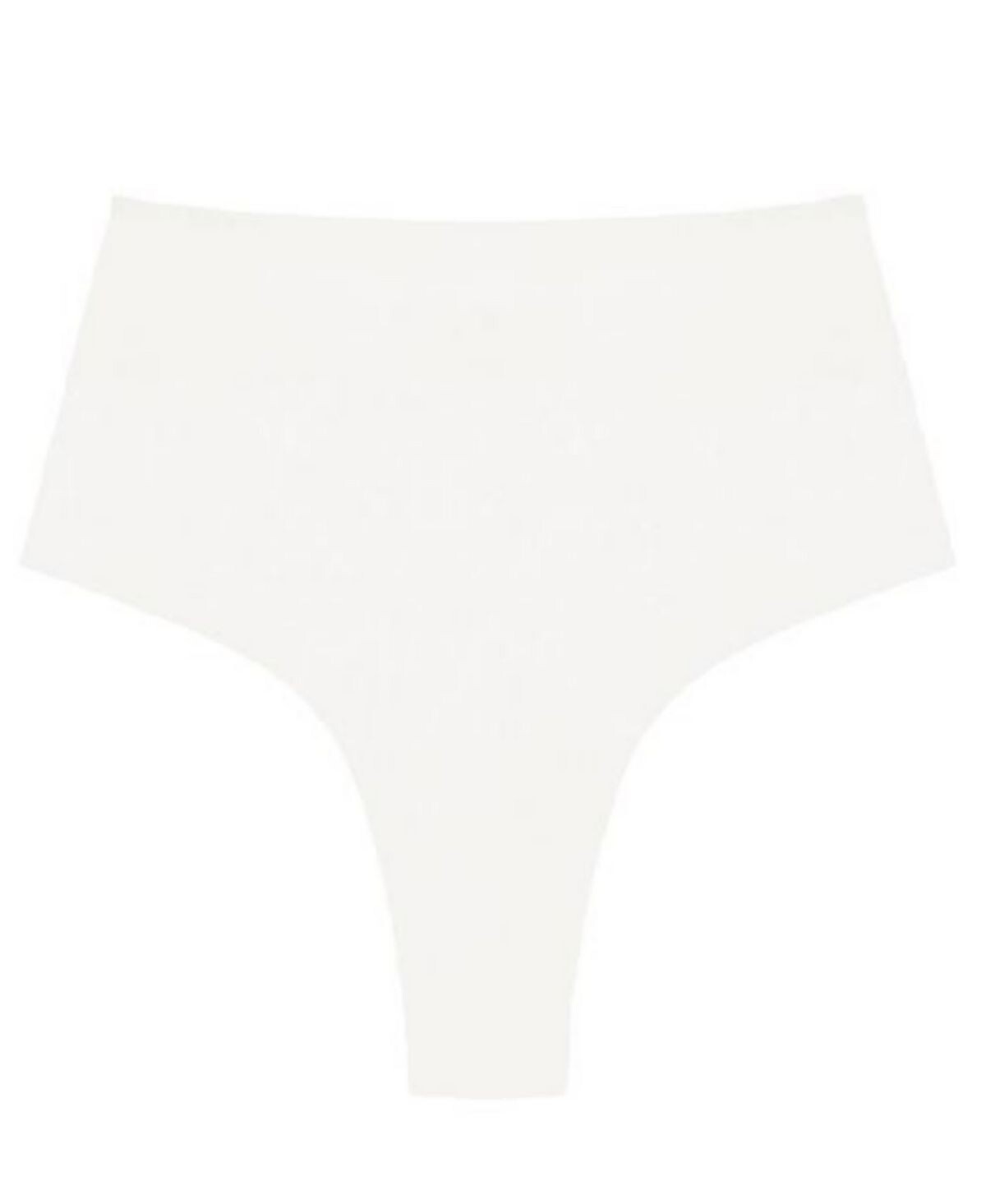 

Женские бесшовные трусики из органического хлопка, стринги с высокой талией Panty Promise, белый