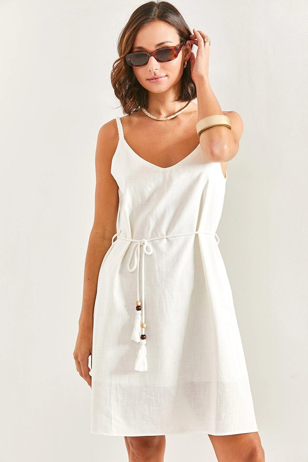 

Женское трикотажное платье Flam 5907 SHADE, белый