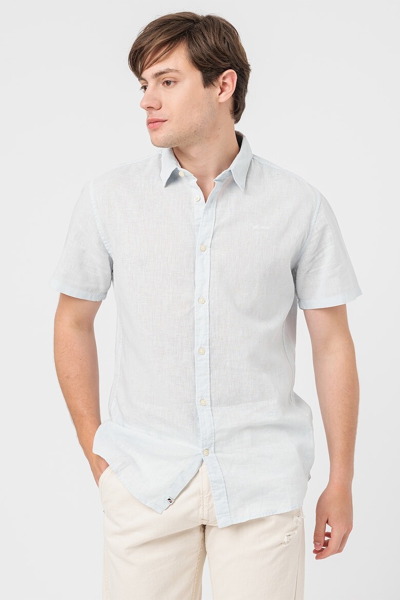 

Рубашка Parker с коротким рукавом Pepe Jeans London, синий