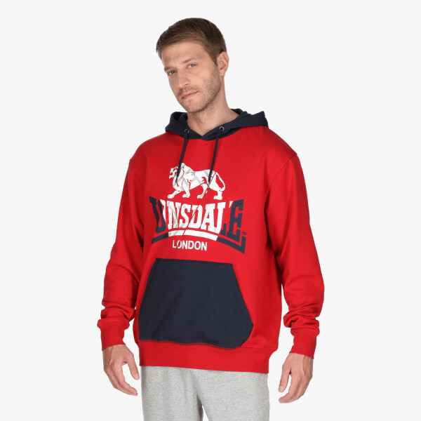 

Толстовка с графическим рисунком Lonsdale, красный