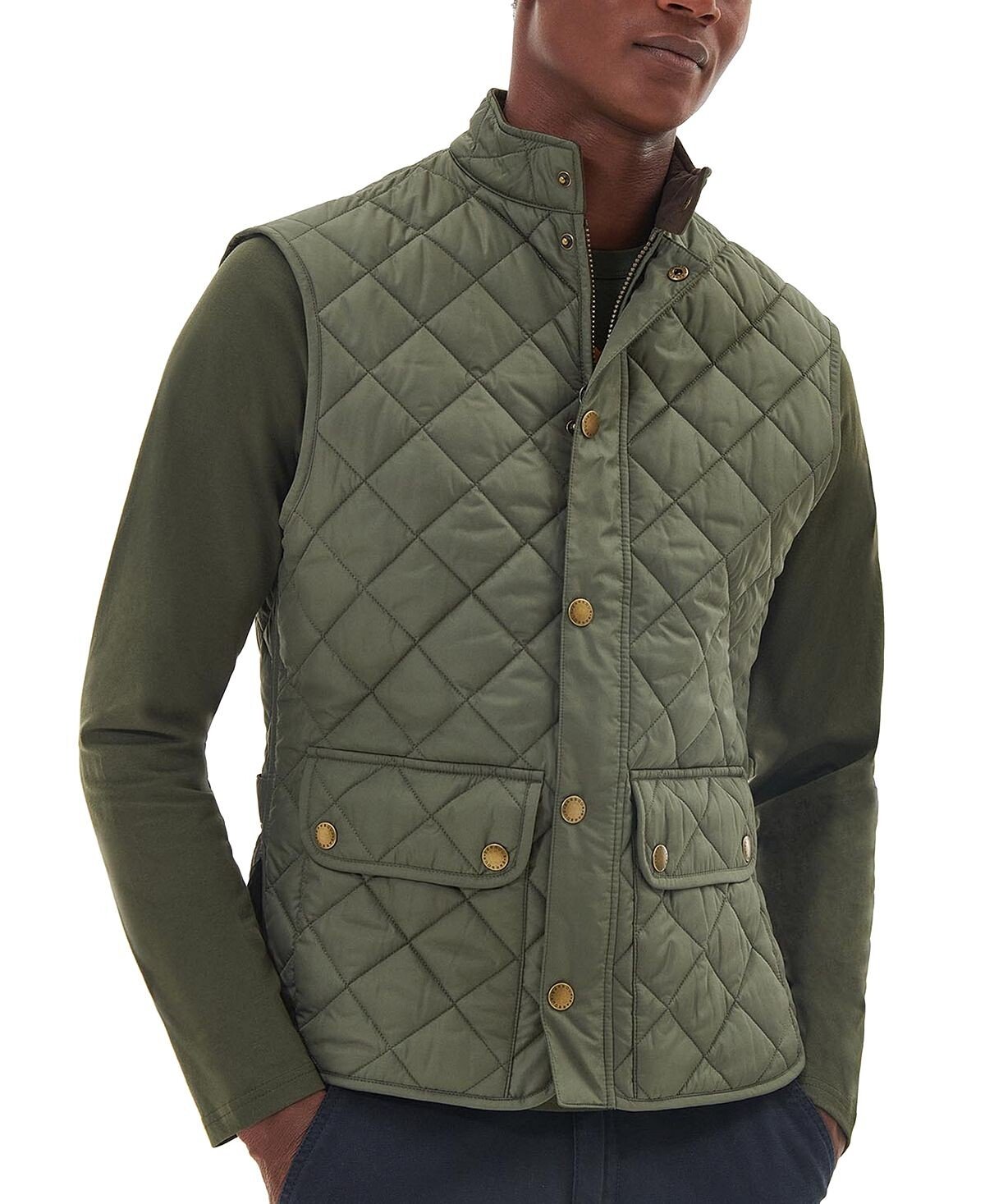 

Мужской стеганый жилет приталенного кроя Lowerdale Barbour