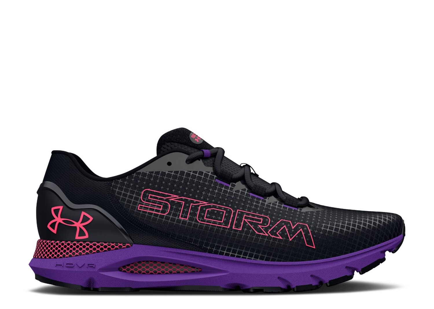 Кроссовки Under Armour Hovr Sonic 6 'Storm - Black Metro Purple', черный кроссовки under armour hovr sonic 6 цвет black galaxy purple pink shock