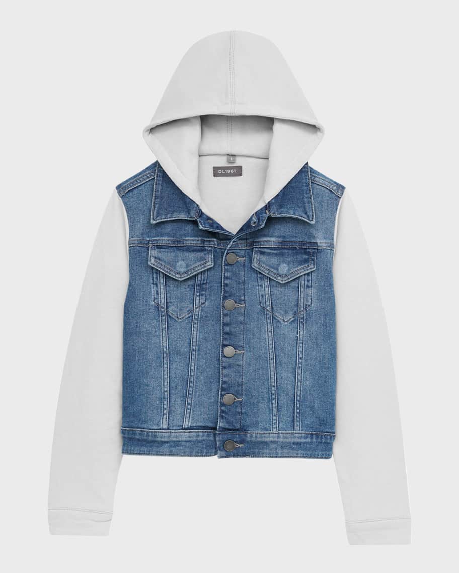 

Куртка с капюшоном Manning для мальчиков, размер S-L DL1961 Premium Denim