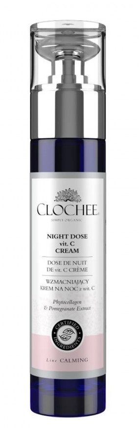 Clochee Night Dose Vitamin C крем для лица на ночь, 50 ml фруктовая вода яблока для лица 50мл