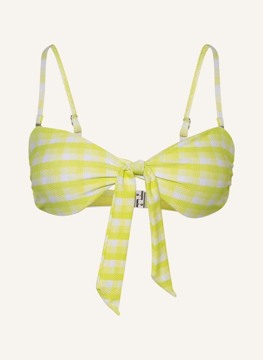 

Топ бикини SEAFOLLY Bandeau PORTOFINO, светло-зеленый